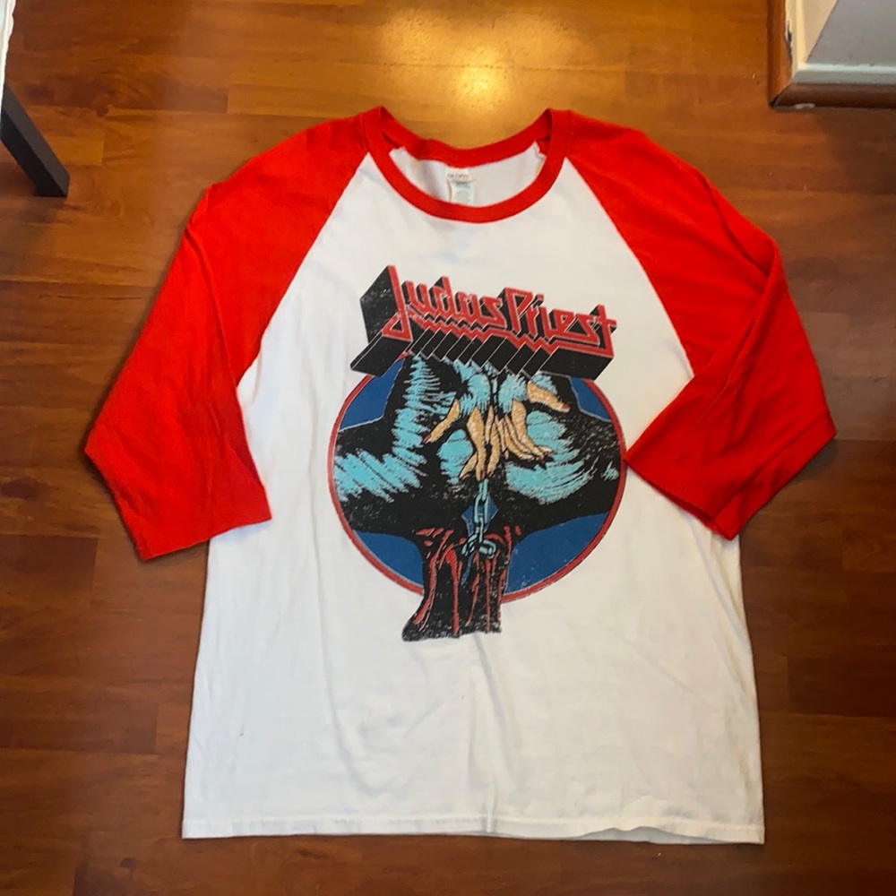 Judas Priest baseball tee